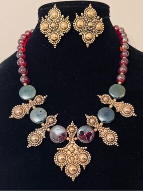 #62 Jose Barrera for Avon Adriatic Necklace & Earrings Set